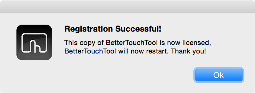 Bettertouchtool adopted a pay what you want model 00006