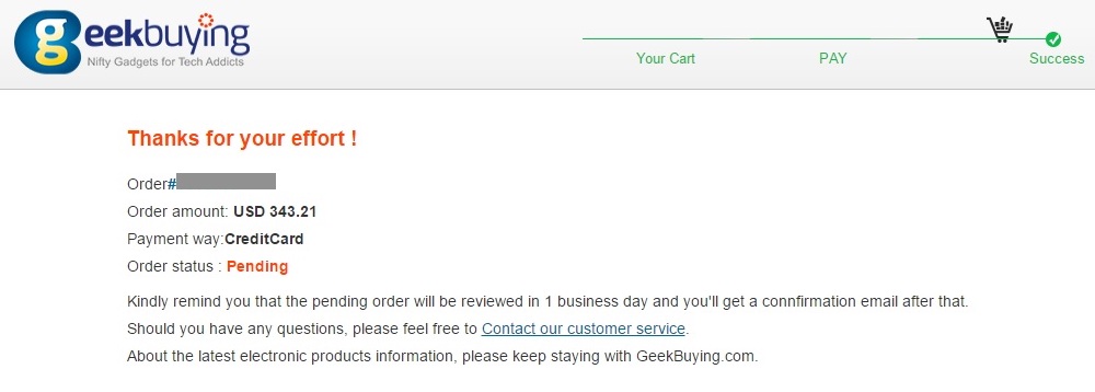 How to order a gpd win from geekbuying 00010